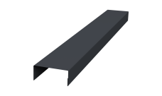 Крышка 30х15 жалюзи Texas 0,45 PE-Double RAL 7024 мокрый асфальт (2м)