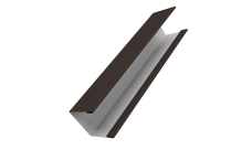 Крышка для забора жалюзи Milan Slim Grand Line 0,5 Drap TX RR 32 темно-коричневый (2,5м)