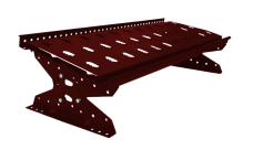 Мостик переходной для фальц. кровли Grand Line RAL 3011 1м