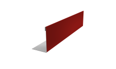 Нащельник 125 Texas 25х35 0,45 PE RAL 3011 коричнево-красный (L1,5)