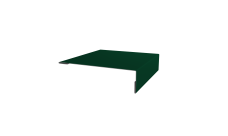 Планка мансардная 0,45 PE lite с пленкой RAL 6005 зеленый мох (2м)