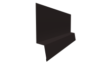 Планка начальная фальц 0,5 PurLite Matt RAL 9005 черный (3м)