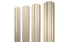 Штакетник Twin фигурный 0,45 Print Elite Milky Wood TwinColor