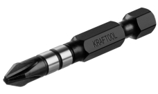 Биты PH2 Kraftool Impact Pro, Philips, тип хвостовика E 1/4″, 50мм 10шт в пластиковом боксе (26191-2-50-S10)