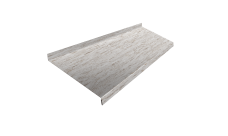 Отлив простой 200 0,45 Print Elite Snow Wood TwinColor (2м)