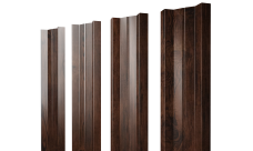 Штакетник М-образный A с прямым резом 0,45 Print Elite Cherry Wood TwinColor