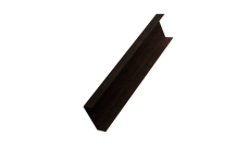 Декоративная накладка на столб универсальная 62х55 для забора жалюзи Grand Line 0,45 Print-Double Premium Antique Wood (2м)