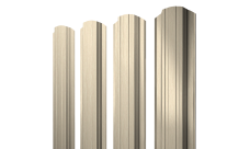 Штакетник Прямоугольный фигурный 0,45 Print Elite Milky Wood TwinColor