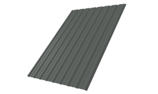 Профнастил С10B 0,45 PE RAL 7005 мышино-серый