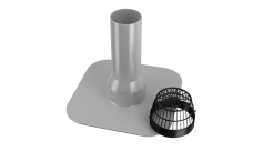 Воронка ПВХ Termoclip экструдированная с листоуловителем 110х240мм