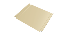 Кликфальц Double Pro Grand Line 0,5 Satin с пленкой на замках RAL 1015 светлая слоновая кость