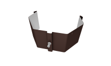 Крепление трубы для гофры на кирпич Vortex Lite Matt RAL 8017 шоколад