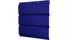 Софит металлический Классик v01 Grand Line без перфорации 0,45 PE с пленкой RAL 5002 ультрамариново-синий