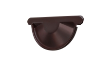 Заглушка торцевая универсальная GL PE 125 мм RAL 8017 шоколад