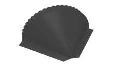 Заглушка конусная Grand Line 0,45 Drap TR RAL 7016 антрацитово-серый