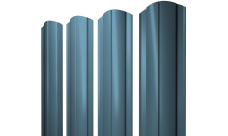 Штакетник Круглый фигурный 0,45 Drap TX RAL 5024 пастельно-синий
