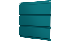 Софит металлический Классик v01 Grand Line без перфорации 0,45 PE с пленкой RAL 5021 водная синь