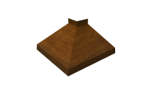 Угол отлива внешний 150 Grand Line 0,45 Print Elite с пленкой Golden Wood TwinColor