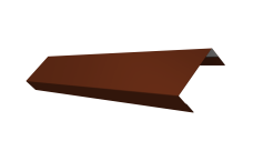 Ламель лицевая 50 забора жалюзи Texas Grand Line 0,45 PE RAL 3009 оксидно-красный