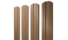 Штакетник Twin фигурный 0,45 Print Elite Honey Wood TwinColor