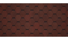 Черепица гибкая Tegola Garda rosso 409 (красный)