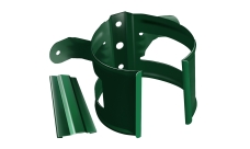 Кронштейн трубы на дерево Grand Line PU 90 мм RAL 6005 зеленый мох