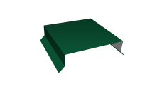 Парапетная крышка прямая 150мм Grand Line 0,5 Satin Matt TX RAL 6005 зеленый мох (2м)