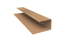 Планка П-образная завершающая сложная Корабельная Доска Grand Line 0,45 Print Elite Honey Wood TwinColor (2м)