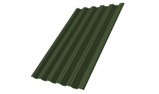 Профнастил НС35R 0,5 Satin Matt TX RAL 6020 хромовая зелень