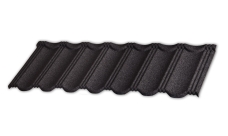 Лист композитной черепицы Gerard Heritage dark silver