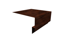 Планка околооконная сложная Блок-Хаус new Grand Line 200х75х27 0,45 Print Elite Cherry Wood TwinColor (2м)