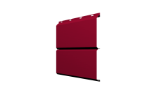 Софит ЭкоБрус без перфорации 0,345 Grand Line 0,45 PE с пленкой RAL 3003 рубиново-красный