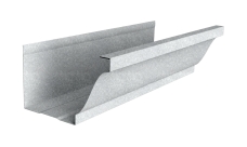 Желоб прямоугольный Vortex Lite 130мм 3м Zn