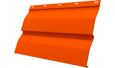 Корабельная Доска 0,265 Grand Line 0,45 PE с пленкой RAL 2004 оранжевый