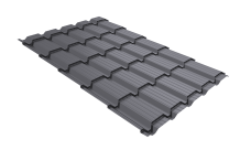 Профиль волновой "Квадро профи" ("Quadro Profi") v02 0,45 PE RAL 7004 сигнальный серый