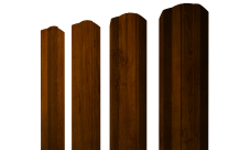Штакетник М-образный A фигурный 0,45 Print Premium Golden Wood Intense FTC