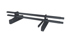 Снегозадержатель трубчатый для фальца Premium 45х25 RAL 7024 (1м) оцинкованное