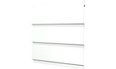 Софит металлический Классик v01 Grand Line без перфорации 0,45 Drap с пленкой RAL 9003 сигнальный белый