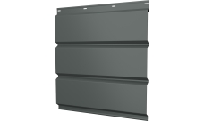 Софит металлический Классик v01 Grand Line без перфорации 0,45 PE с пленкой RAL 7005 мышино-серый