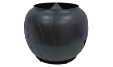 Дефлектор статический (колпак) Gervent 160мм серый графит