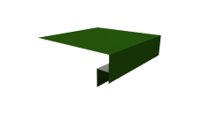 Планка околооконная сложная Экобрус Grand Line 200х50х25 0,45 PE с пленкой RAL 6002 лиственно-зеленый (2м)