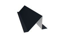 Планка снегозадержания малая 0,5 Satin Matt RAL 9005 черный (2м)