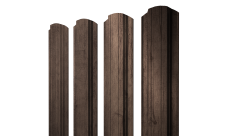 Штакетник Прямоугольный фигурный 0,45 Print Premium Almond Wood Fresh