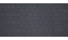 Черепица гибкая Tegola Assisi ardesia 468 (темно-серый)