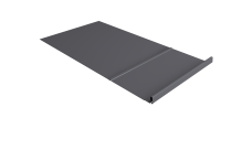 Элемент обхода Кликфальц Pro правый 0,5 Satin RAL 7004 сигнальный серый