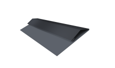 Планка стартово-финишная Экобрус, Экобрус new Grand Line 0,5 Atlas X с пленкой RAL 7024 мокрый асфальт (3м)