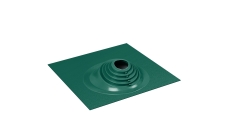 Проходной элемент MF CN угловой №17 (75-200мм) +240 силиконовый (металлический окрашенный фланец) зеленый