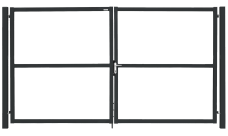Ворота Colority Zinc Lock 2,0х4,0 RAL 7016