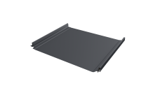 Кликфальц Pro Grand Line 0,5 Satin Matt с пленкой на замках RAL 7024 мокрый асфальт