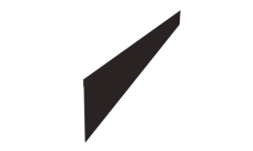 Ламель забора жалюзи Palermo стартовая/финишная для калиток и ворот 0,45 Drap TX RAL 9005 черный